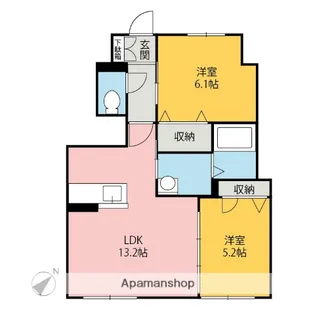 クオリスタ【1階】の間取り