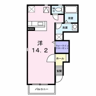 カトゥーンパレス【1階】の間取り