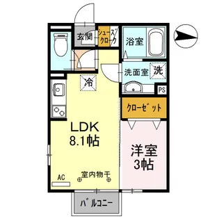 ETERNA宮子【2階】の間取り