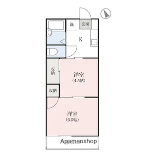 アネックス【102号室】の間取り