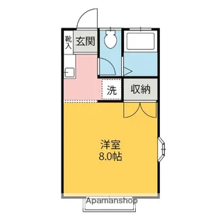 シャトーヒルズA B【2階】の間取り