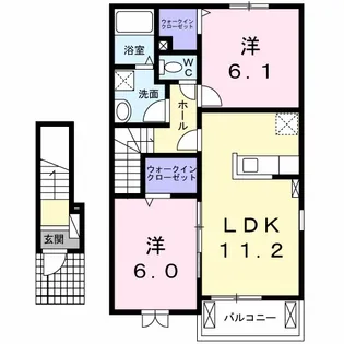 フィールド ブック Ⅰ【2階】の間取り