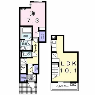 セントレーアⅠ【1階】の間取り