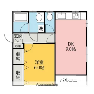 ソニックハイツAB【1階】の間取り