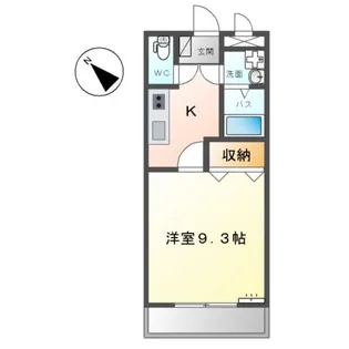 リバーサイド都【2階】の間取り