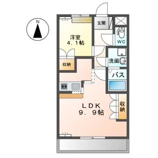 フェリシティ【2階】の間取り