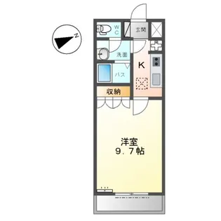 クレシア【1階】の間取り