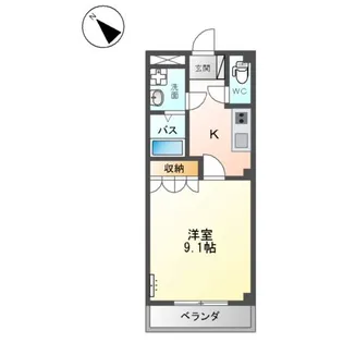 クレバー【1階】の間取り