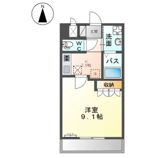グレイシャス【1階】の間取り
