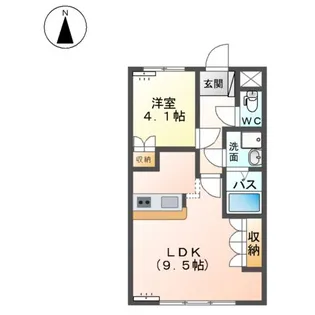 シャルマン【1階】の間取り