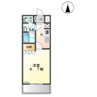 グランチェスタ 恵【1階】の間取り