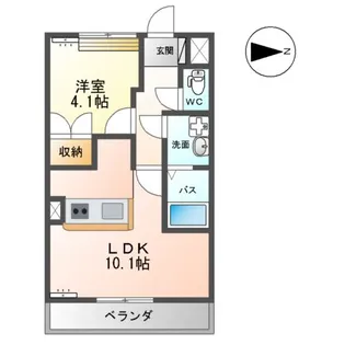フォレスト・ヴィラ【1階】の間取り