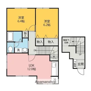ボヌール【1202号室】の間取り