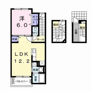 AMAZING SQUARED【3階】の間取り