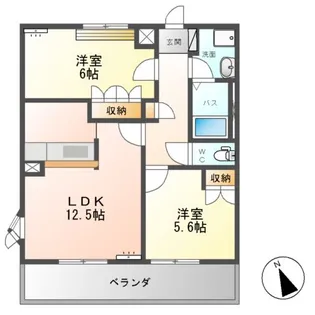 エアリス【2階】の間取り