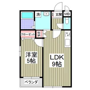 GARDEN MIYAKOⅡ【1階】の間取り