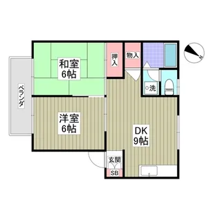 シンプルライフ南陽【105号室】の間取り
