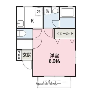 メイプルハイツ【P203号室】の間取り