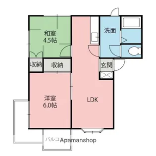 コーポラスアドレムA【A202号室】の間取り