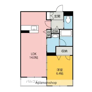 リバトーン令和【1階】の間取り