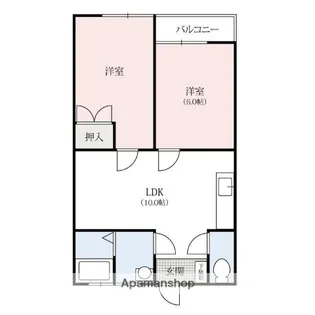 レジデンスOK【303号室】の間取り