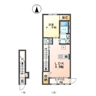 プチボワB【2階】の間取り