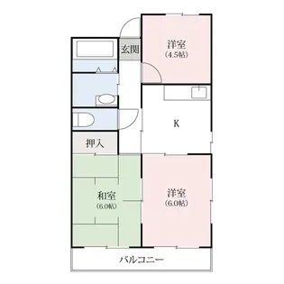 日進ハイツ【203号室】の間取り