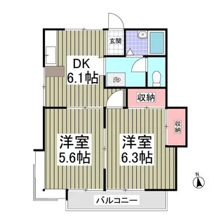 フェニックスⅡ【1階】の間取り