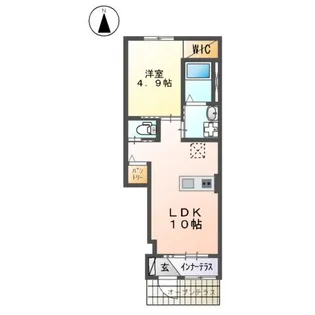 ピクシー ホロウ【1階】の間取り