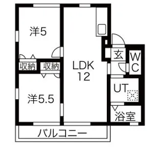 エルハイムCー1【1階】の間取り