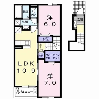 メゾン・ド・オズ【2階】の間取り