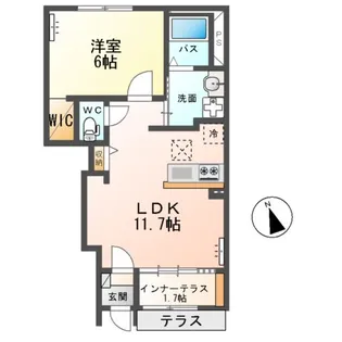 カルテットY【1階】の間取り