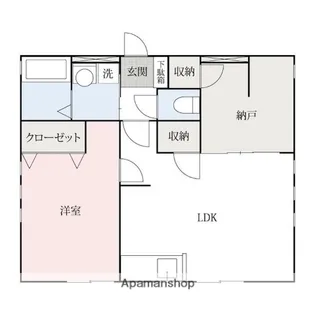 MST【B101号室】の間取り
