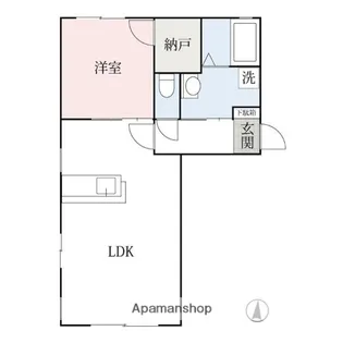 MST【A103号室】の間取り