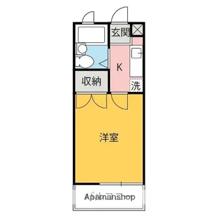 ロジュマン境Ⅱ【110号室】の間取り