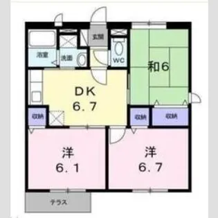 3DKの間取り画像