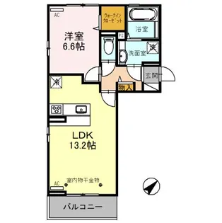 カルデア【2階】の間取り