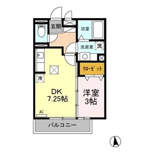 エピナール E【1階】の間取り