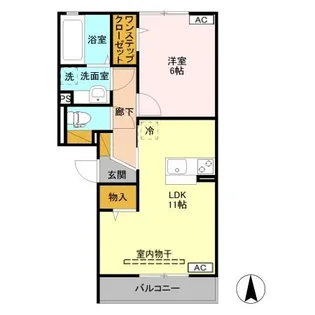 クオーレ【2階】の間取り