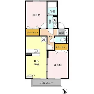 フリージアM【202号室】の間取り
