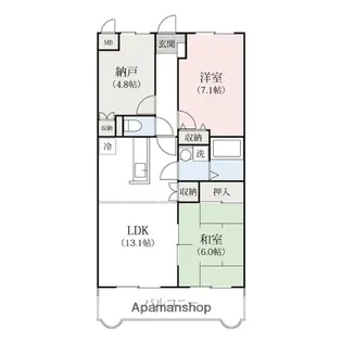 シャルマンM【303号室】の間取り