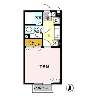 アルカディア【2階】の間取り