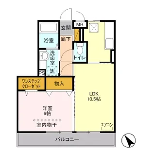アゼリアヒルズ【3階】の間取り