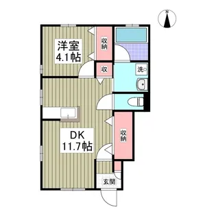 AYERS ROCK【1階】の間取り