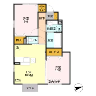 CASA I【1階】の間取り