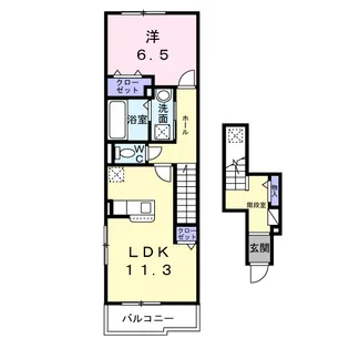 パーチェ【2階】の間取り