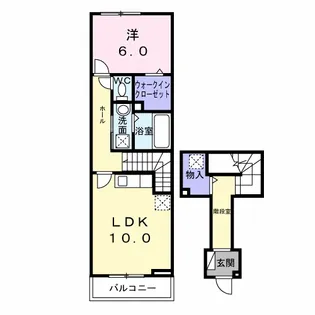 パーチェ【2階】の間取り