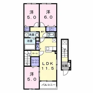 パーチェ【2階】の間取り