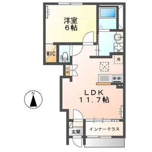 ココル【1階】の間取り