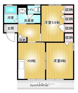 エクセロンC【201号室】の間取り